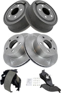 TRQ Front & Rear Brake Pad & Rotor Kit - Reliable OE Fit and Value