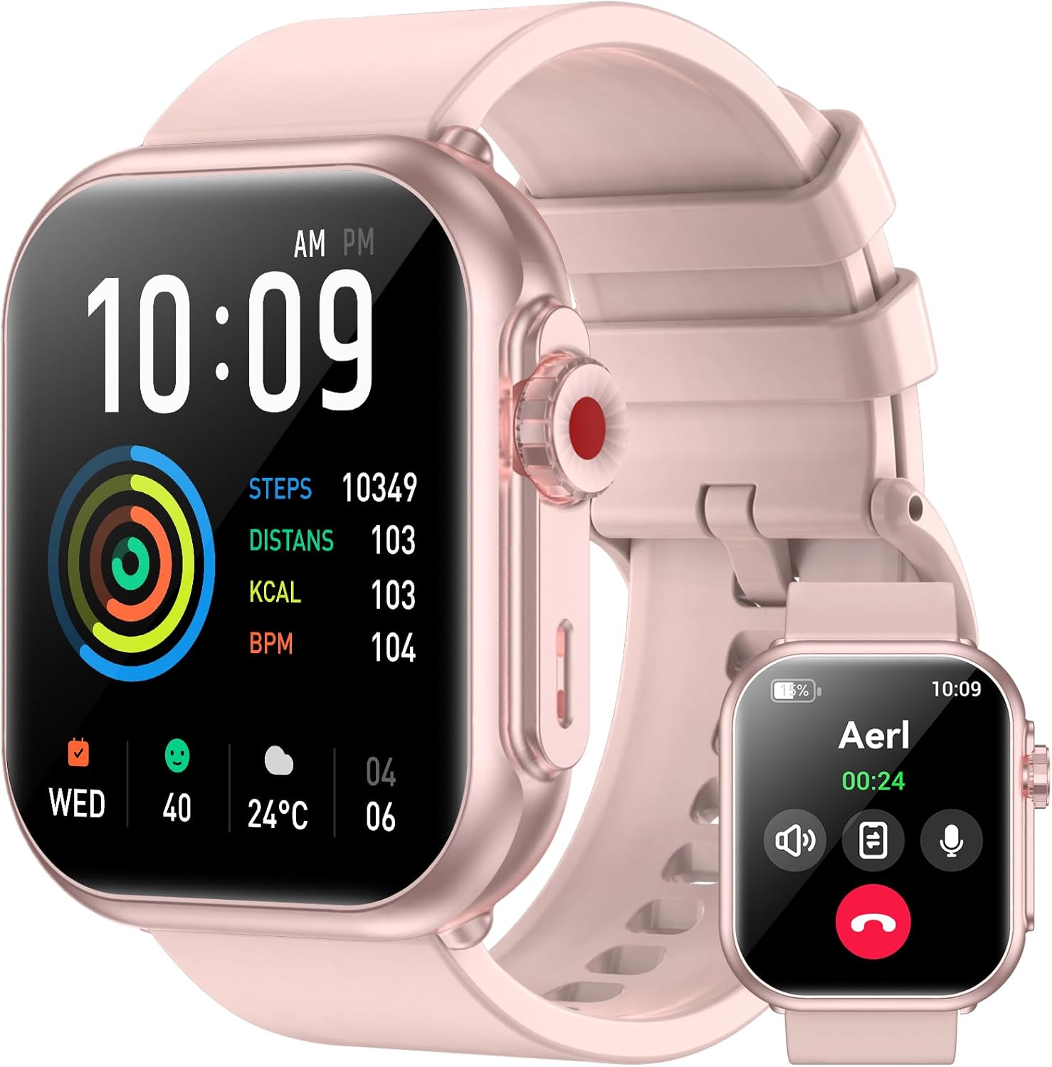 Jacoosa Smartwatch: 100 Days Standby, 110+ Sport Modes, IP68 Waterproof!