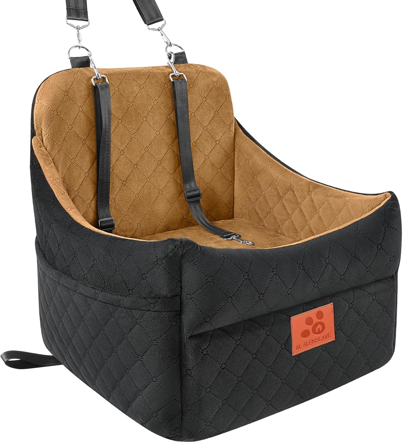 Dog Car Seat for Small/Medium Dogs with Thick Cushion Comfort