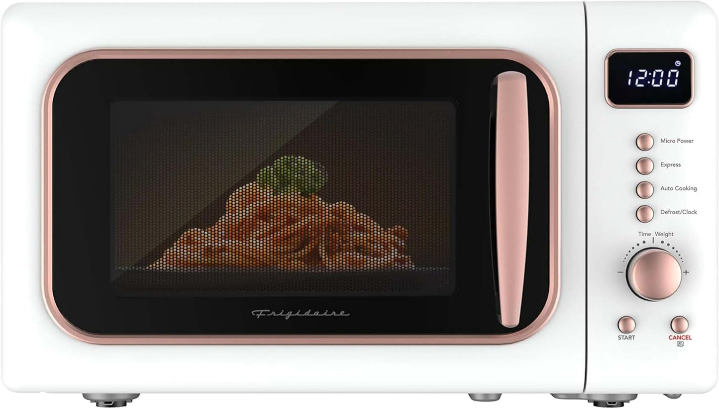 Retro Microwave with 0.7 cu. ft. Capacity and 900 Watts Power