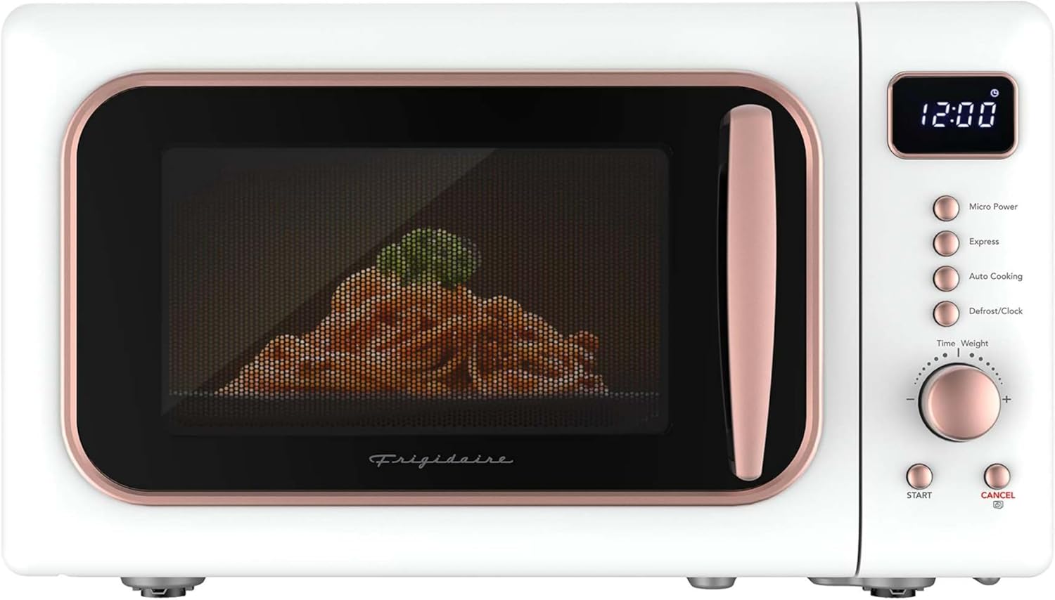 Retro Microwave with 0.7 cu. ft. Capacity and 900 Watts Power