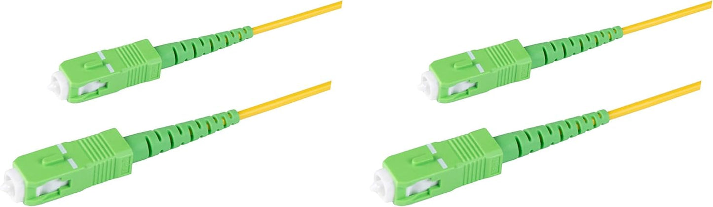 SpeedyFiberTX 2-Pack 500 Feet SC/APC Fiber Patch Cable Review
