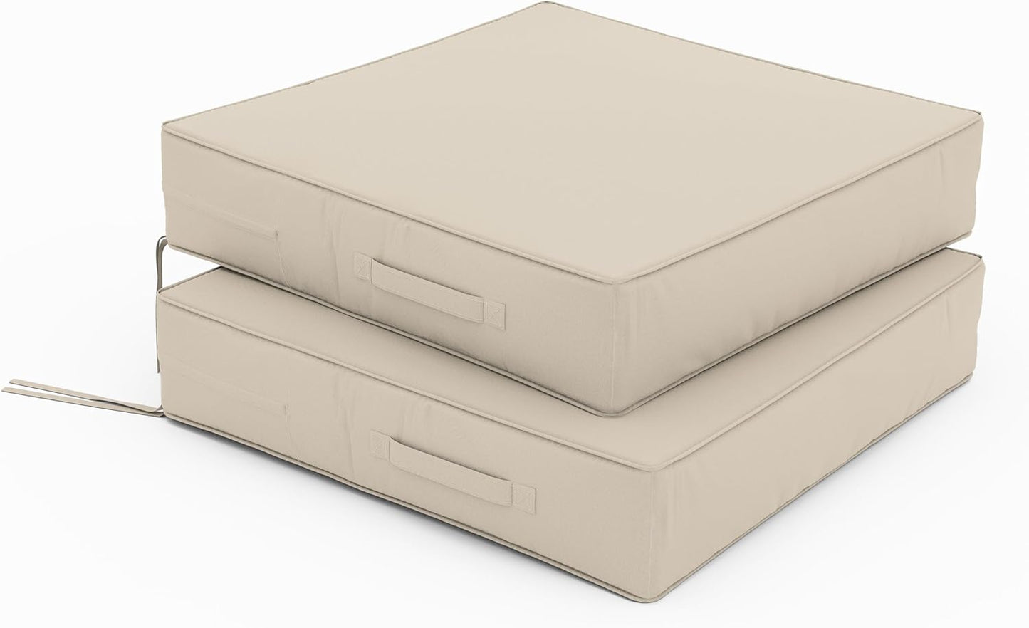 Patio Chair Cushions 24 X 24 X 5 Inch Waterproof Set of 2