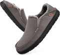 Men's Moccasin Slippers - Memory Foam Indoor Outdoor Warm