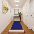 Kapaqua Custom Size Non-Slip Stair Runner Rug Navy Blue - Durable
