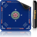Mahjong Mat 32.4 x 32.4 in Noise Reduction Table Mat - Anti-Slip