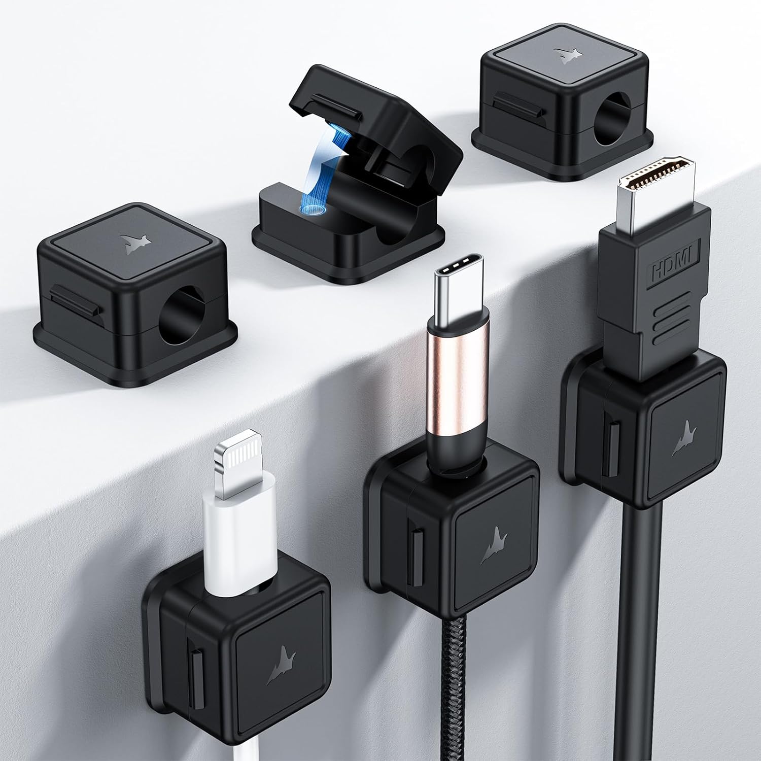 ShanJieXing Magnetic Cable Clips - Tidy Wires Effortlessly!