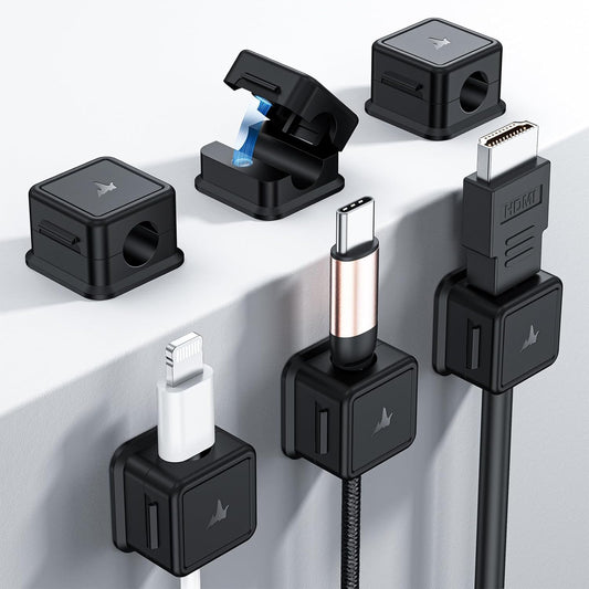ShanJieXing Magnetic Cable Clips - Tidy Wires Effortlessly!
