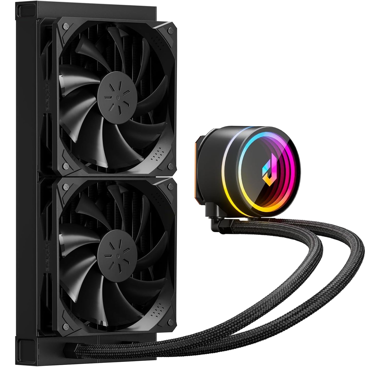 upHere Liquid CPU Cooler with 240mm Radiator and RGB Fans