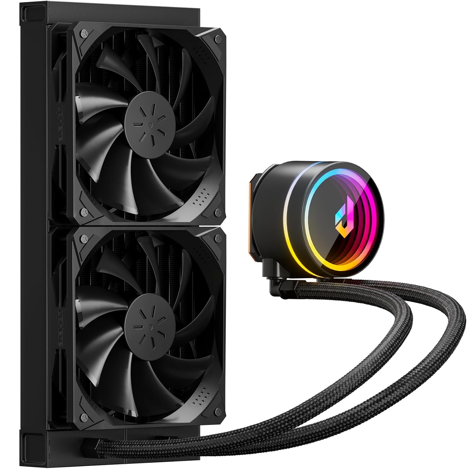 upHere Liquid CPU Cooler with 240mm Radiator and RGB Fans