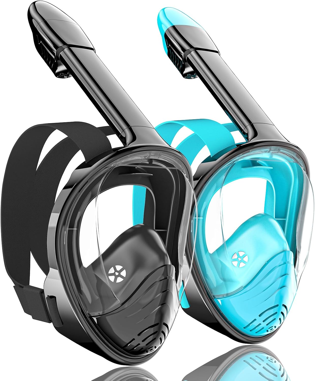 QingSong Full Face Snorkel Mask for Adults with Camera Mount
