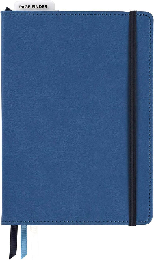 C.R. Gibson Blue Leatherette Organizer & Planner - 240 pg Dot Grid Notebook