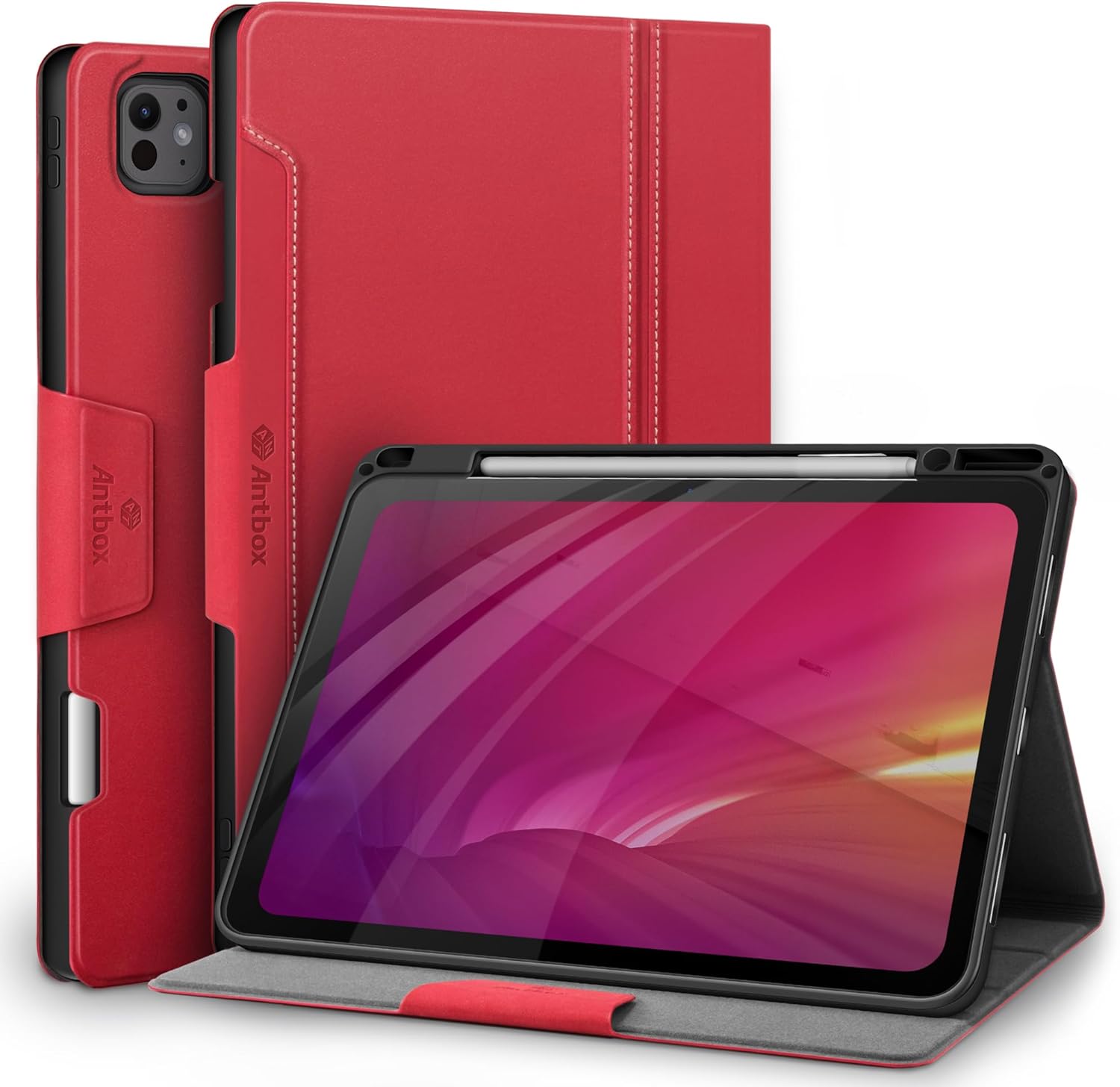 Antbox iPad Pro 13 Inch Case M4 with Pencil Holder & Auto Sleep