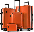 Hard Shell Luggage Sets with Spinner Wheels 4 Piece - Expandable