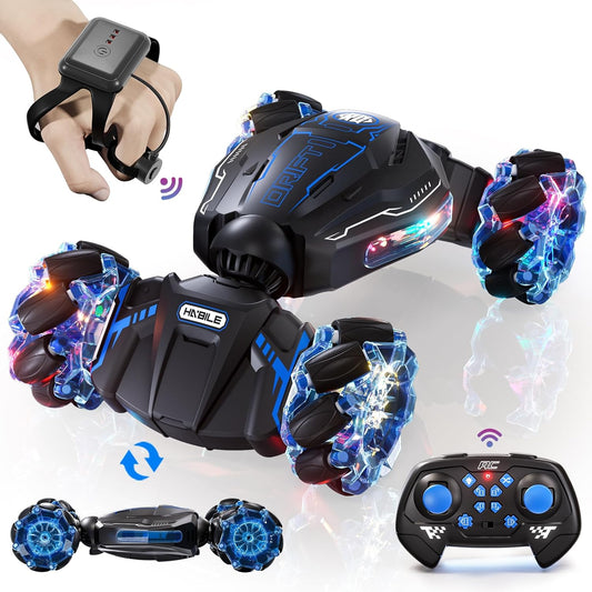 Gesture Sensing RC Stunt Car - Light & Music Fun!