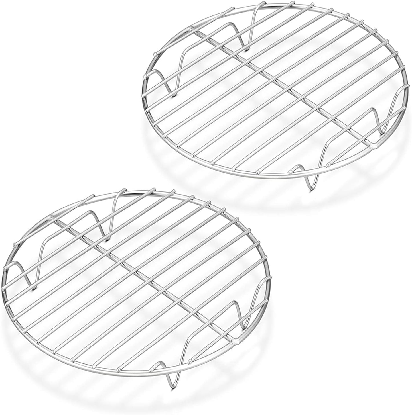 Stainless Steel Cooking Rack, 2 Pack - Oven & Dishwasher Safe