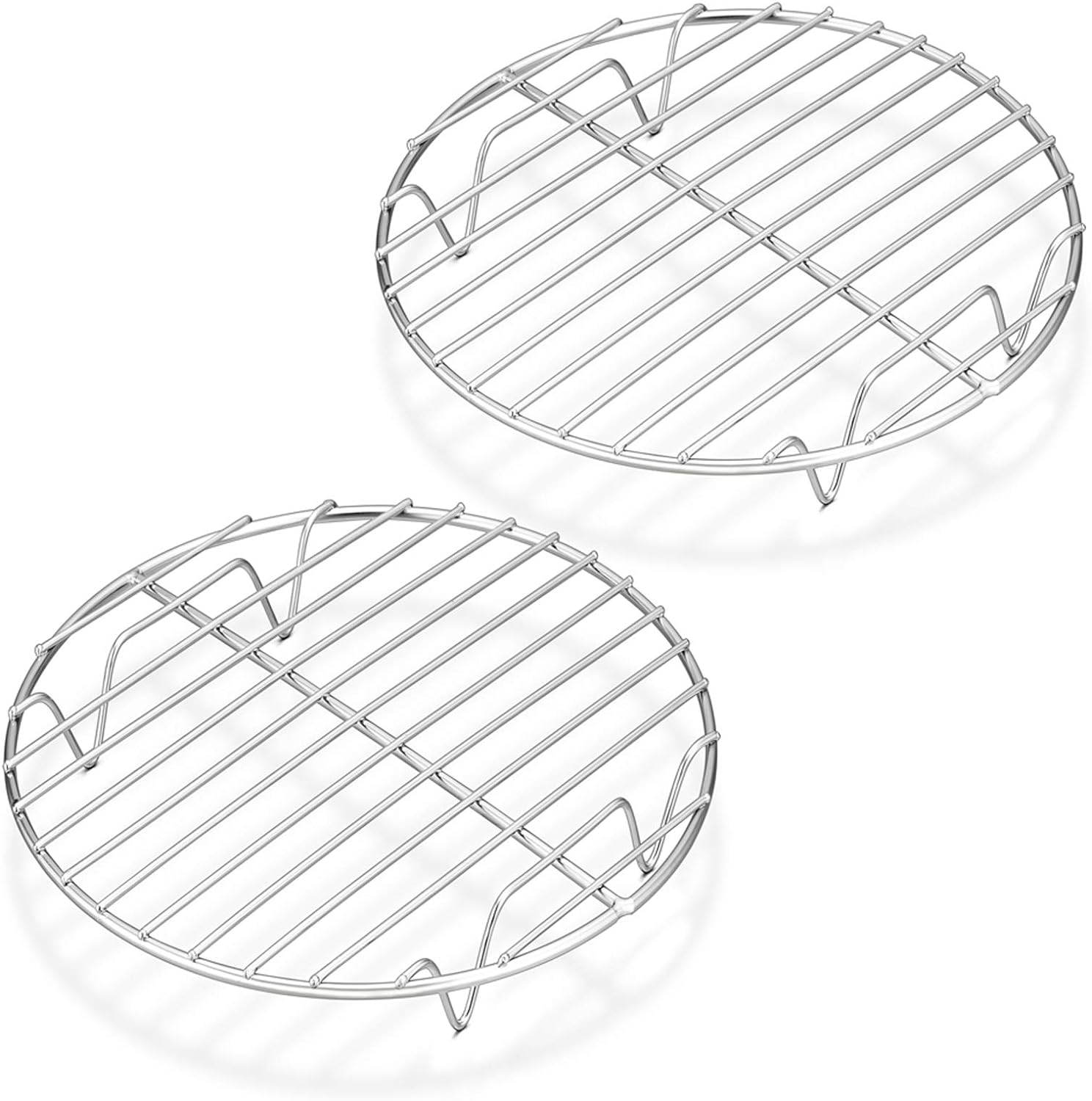 Stainless Steel Cooking Rack, 2 Pack - Oven & Dishwasher Safe