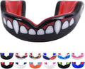 Sports Youth Mouth Guard for Kids - USA Flag & Fangs, 20 Colors