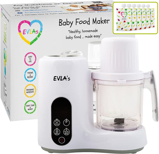 EVLA'S Double Baby Food Maker - Cooks in Minutes