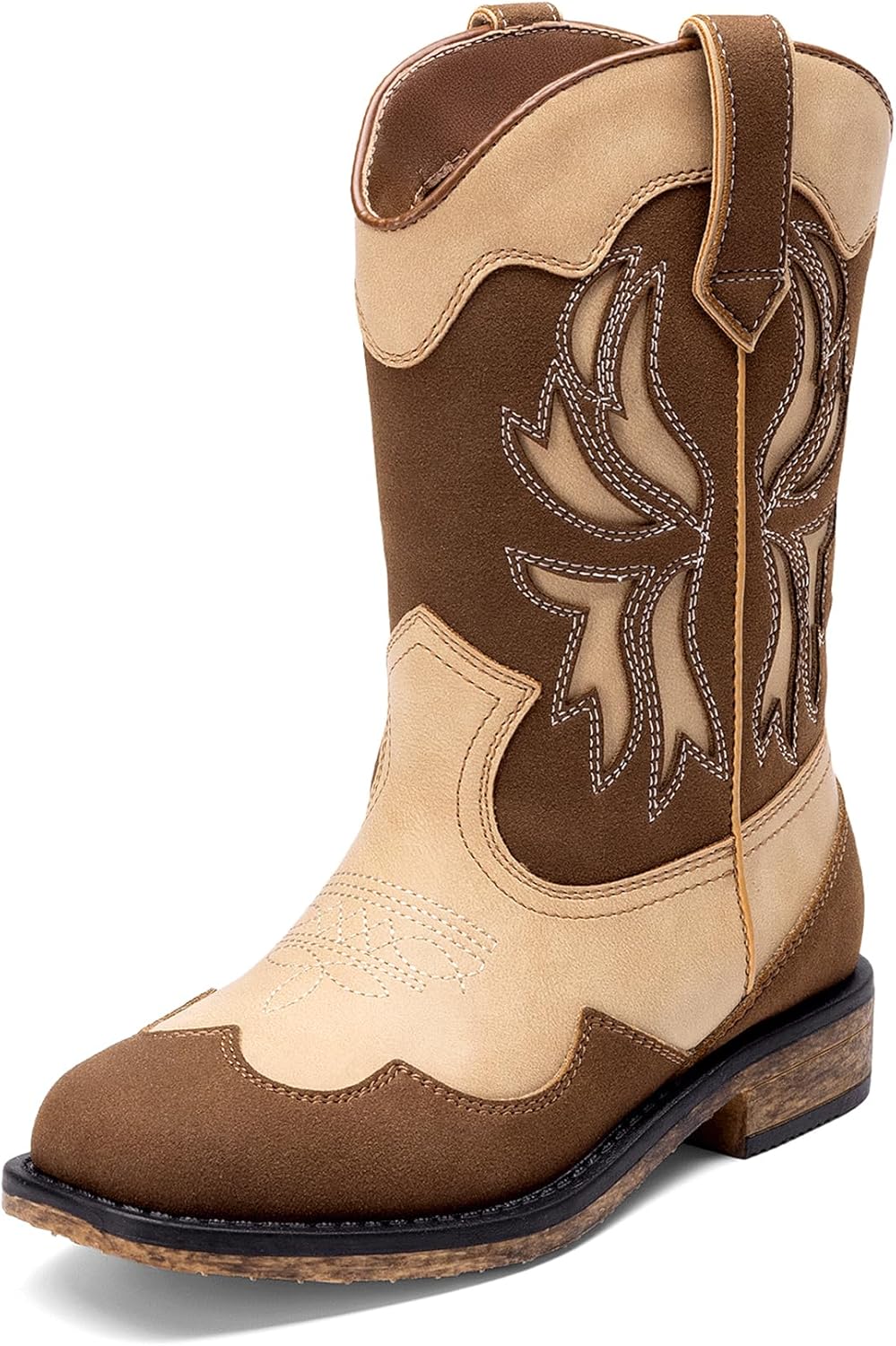 DREAM PAIRS Toddler Cowboy Boots for Girls and Boys Fashion