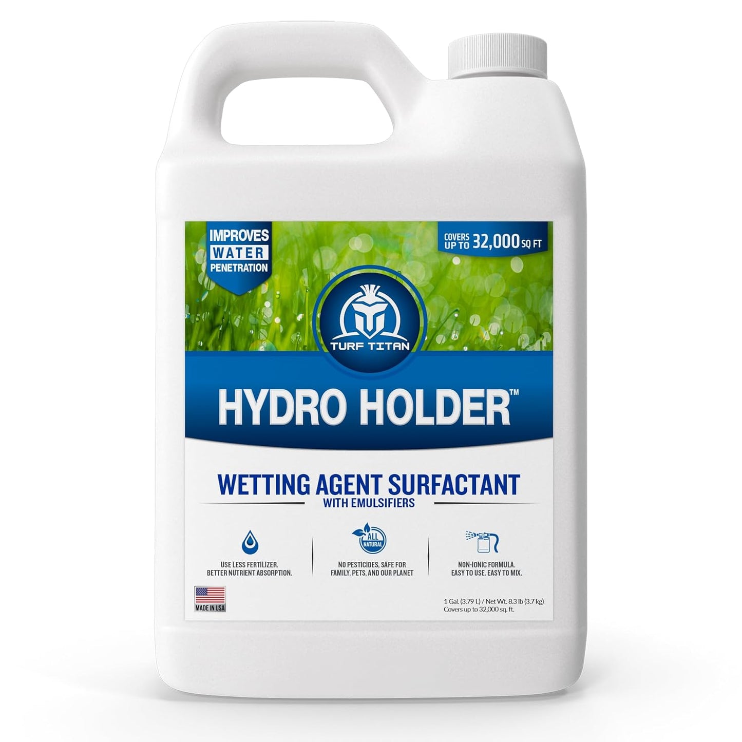 Turf Titan Hydro Holder Wetting Agent for Healthy Grass Soil
