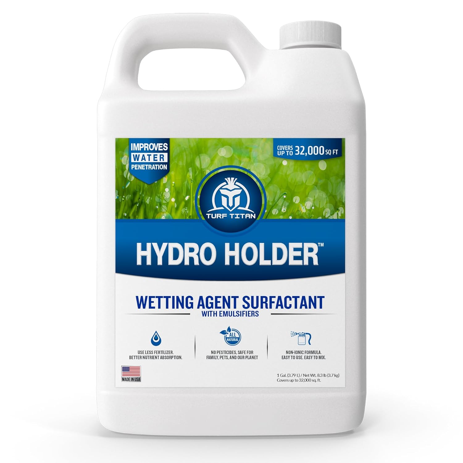 Turf Titan Hydro Holder Wetting Agent for Healthy Grass Soil