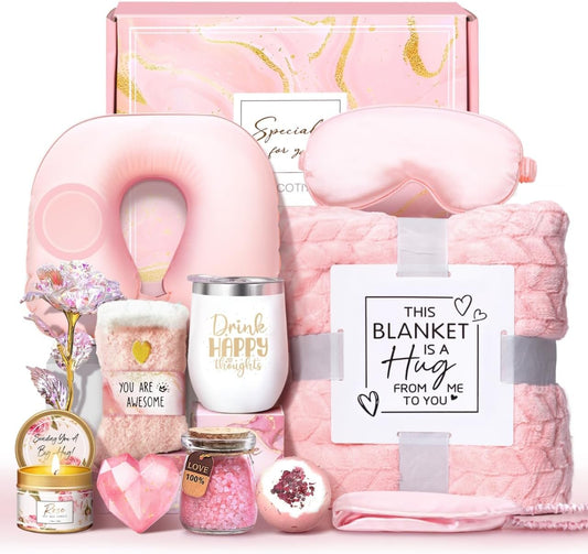 Unique Birthday Gifts for Women - Relaxing Spa Gift Basket