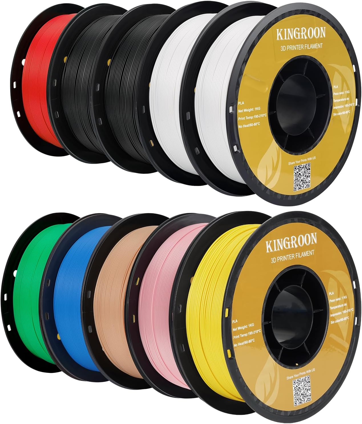 Kingroon PLA 3D Printer Filament for High-Quality Printing