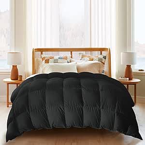 puredown Goose Feather Down Comforter for All Season Comfort