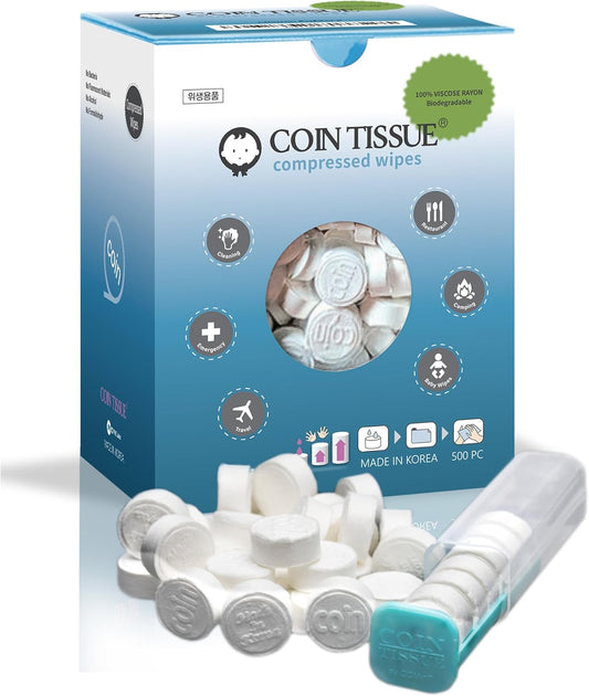 DUXEC Towel Tablets 500pk - Compact & Absorbent