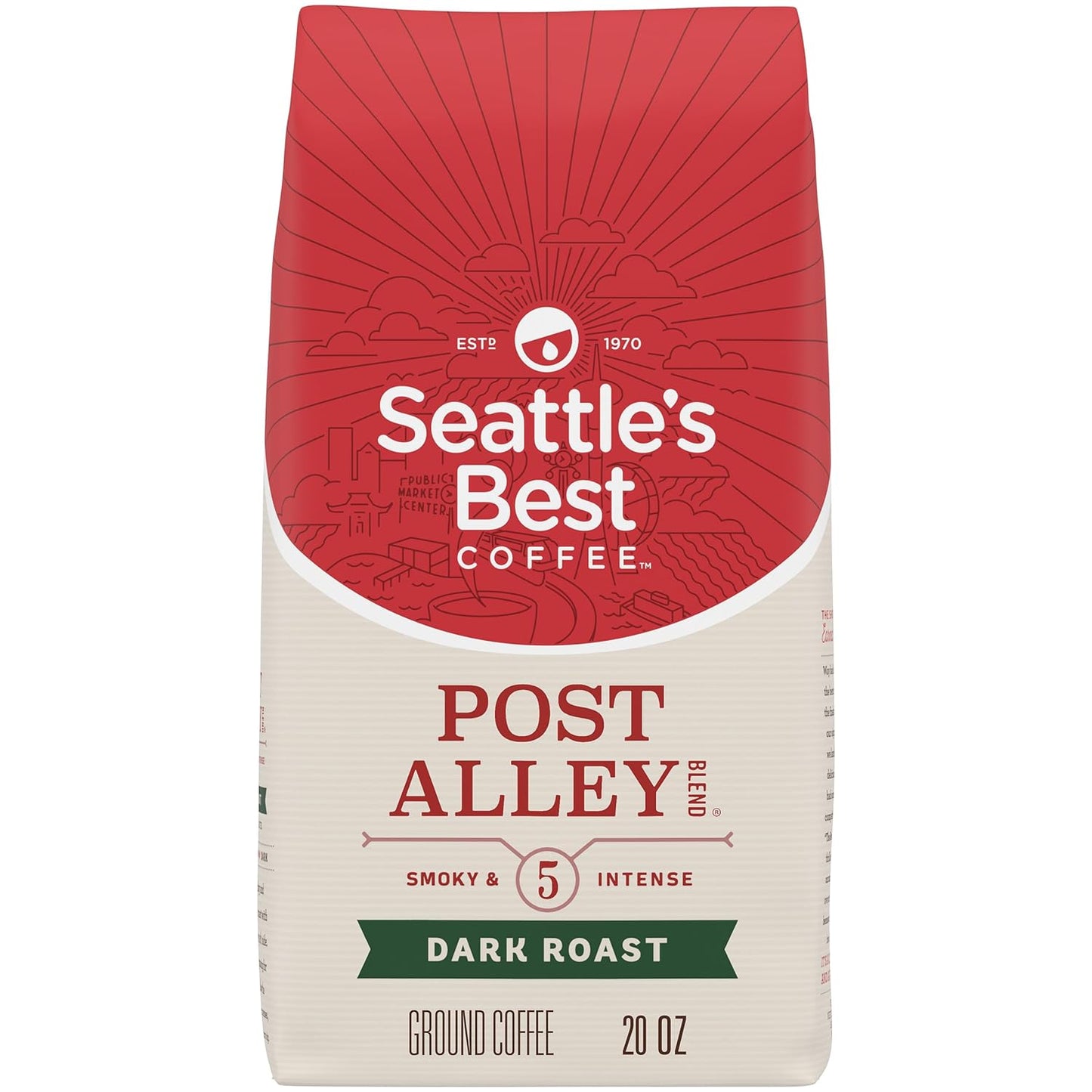 Bold Dark Roast: Seattle's Best Coffee 20oz Bag