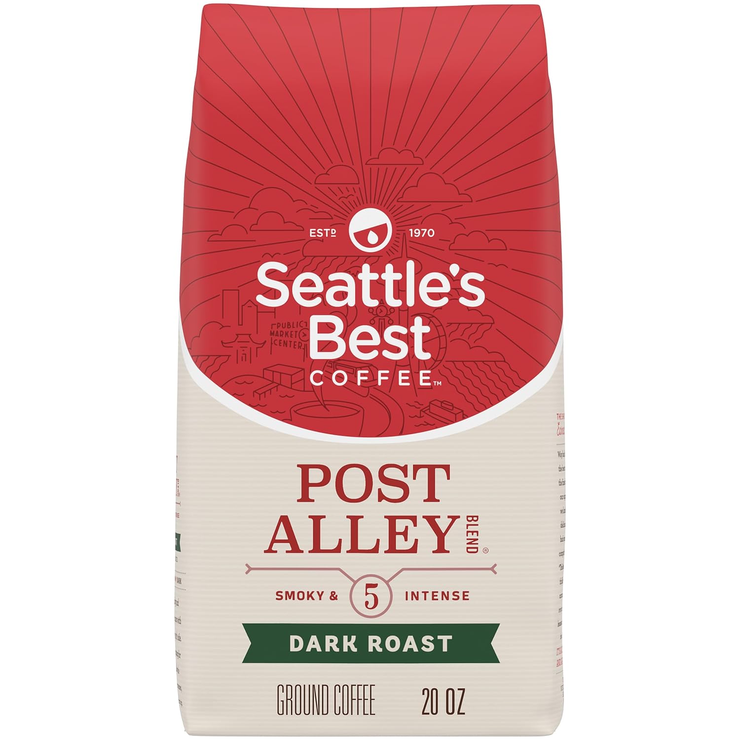 Bold Dark Roast: Seattle's Best Coffee 20oz Bag