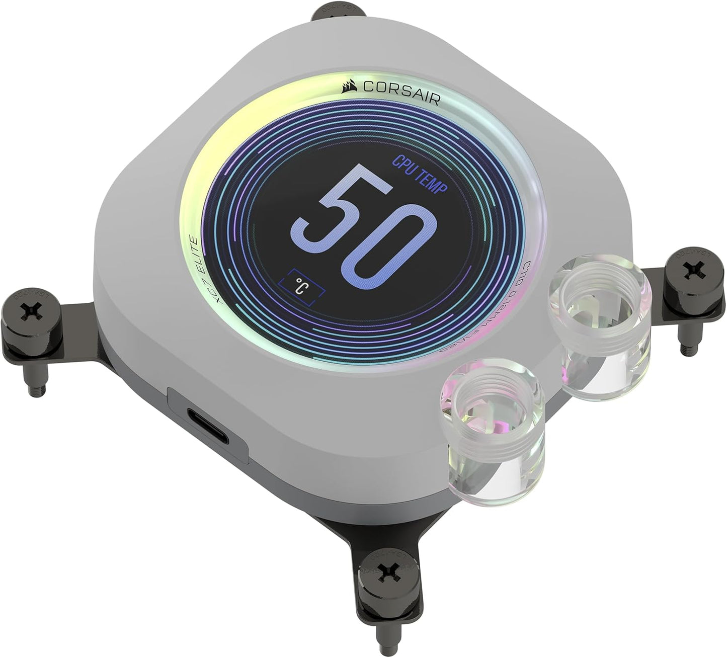 CORSAIR XC7 RGB Elite LCD CPU Water Block with Stunning Display