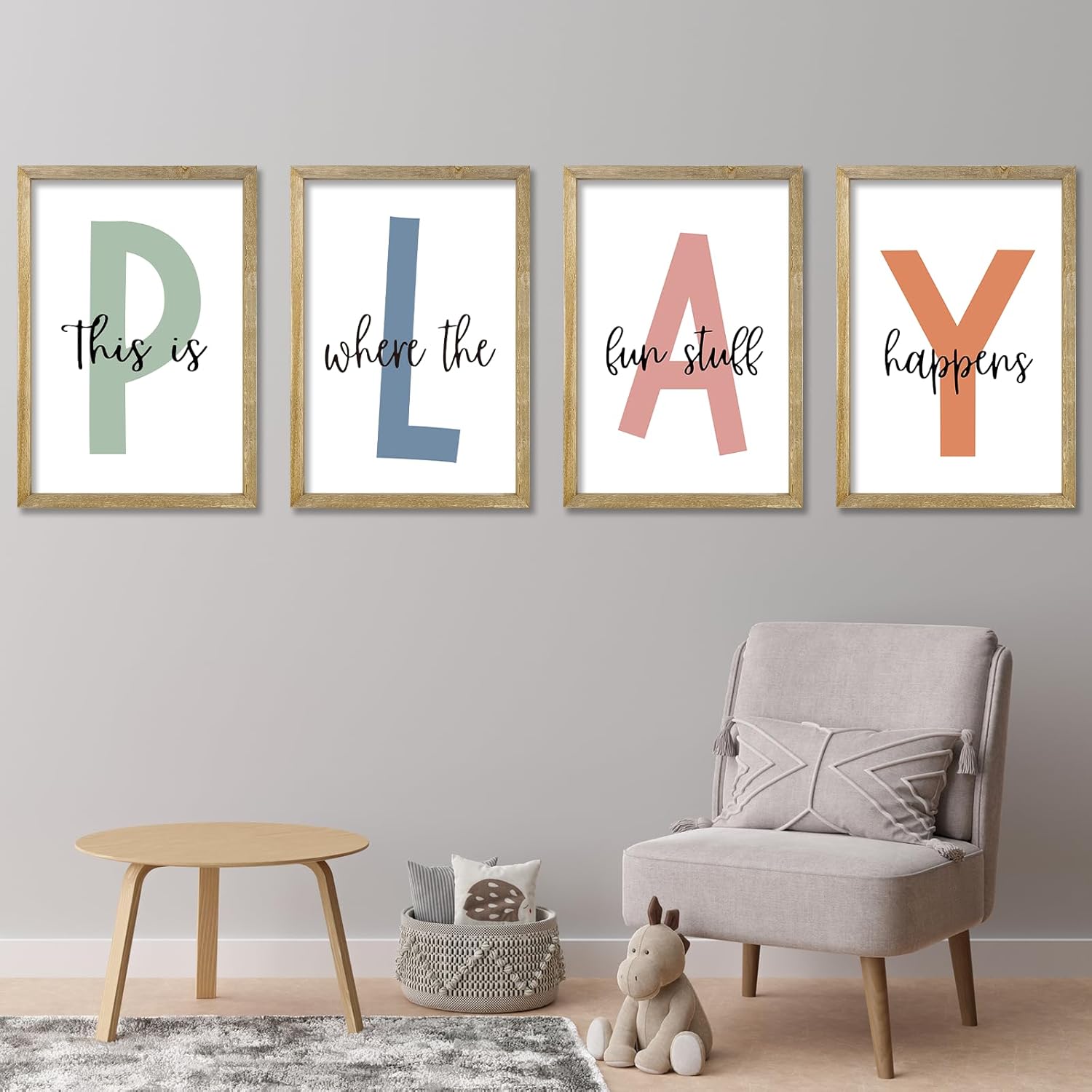 This Is Where The Fun Stuff Happens Kids Playroom Wall Art