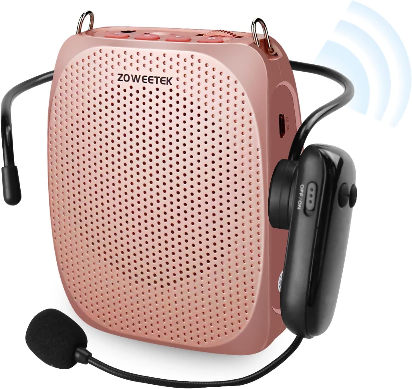 ZOWEETEK Wireless Voice Amplifier for Teachers and Coaches