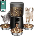 Automatic Cat Feeder with 3 Bowls - Smart APP Controlled Multi-Cat
