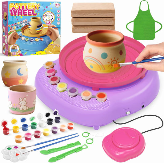 TingingYuli Pottery Wheel Kit for Kids - Complete Craft Set