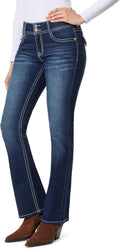 WallFlower Luscious Curvy Bootcut Mid-Rise Jeans - Flattering Fit 9