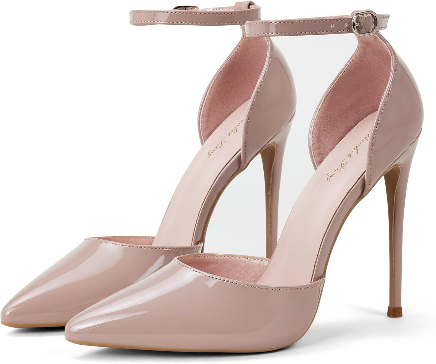 Elisabet Tang High Heels: Elegant D'Orsay Ankle Strap Pumps