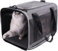 Soft Large Cat Carrier with Privacy Zipped Flaps - Spacious Travel