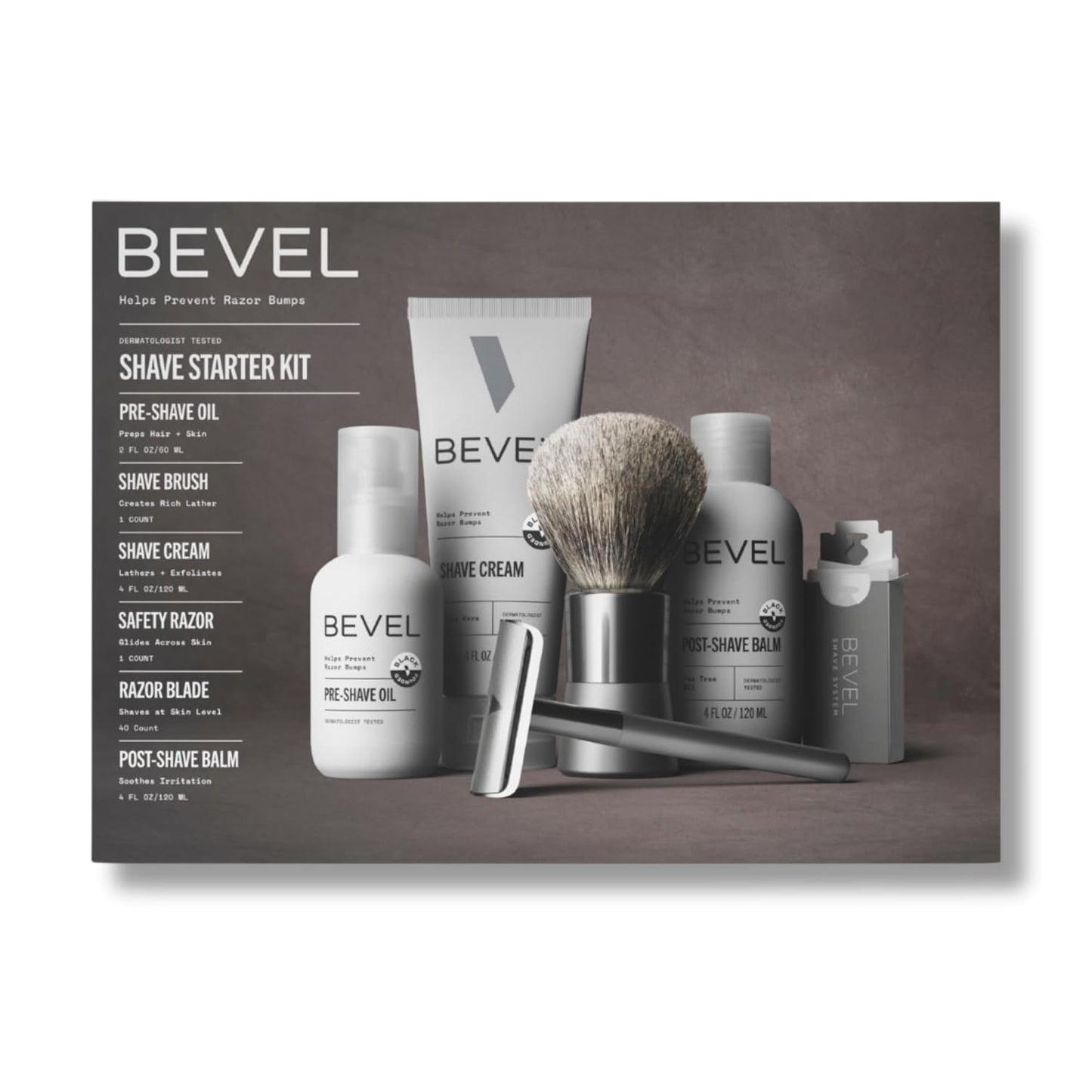Bevel Shaving Kit for Men: Luxury Razor, Blades, and More