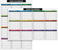 2025 Full Desk Calendar 11 x 17 Large Size - Double-Sided Planner