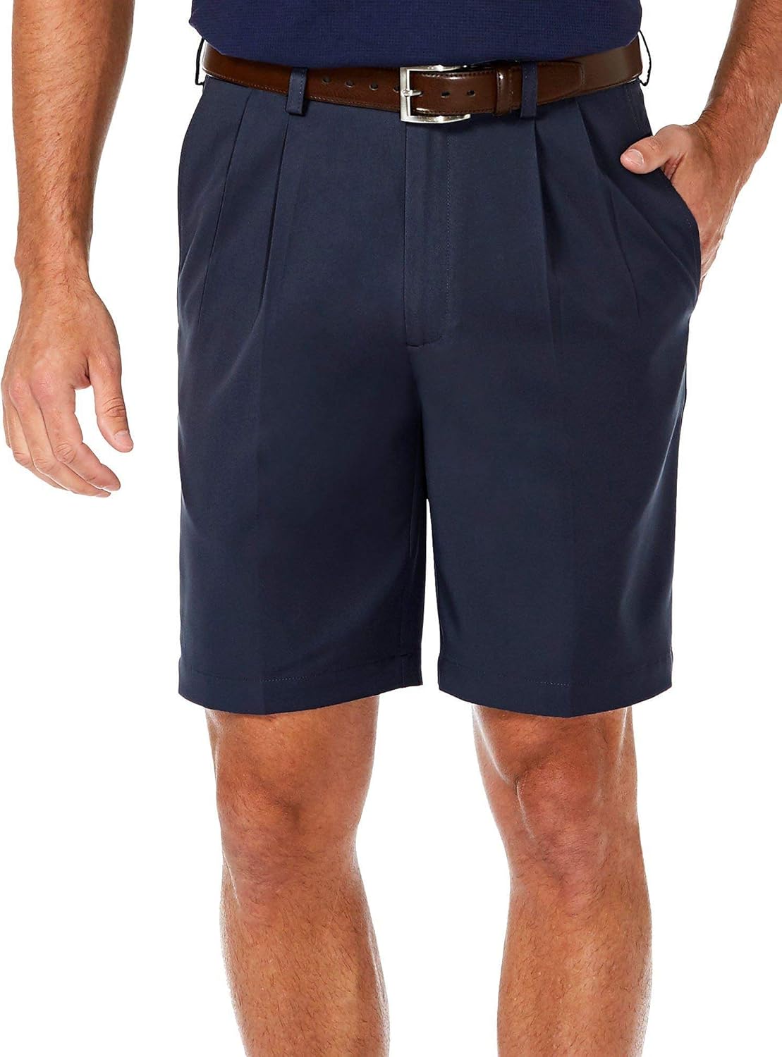 Haggar Men's Cool 18 Pro Golf Performance Shorts for Comfort