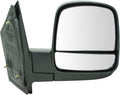 TRQ Right Manual Passenger Side Mirror Compatible with Express/Savana