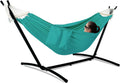 Double Hammock with Stand for Outside - Upgraded Spreader Bar, 600 lb