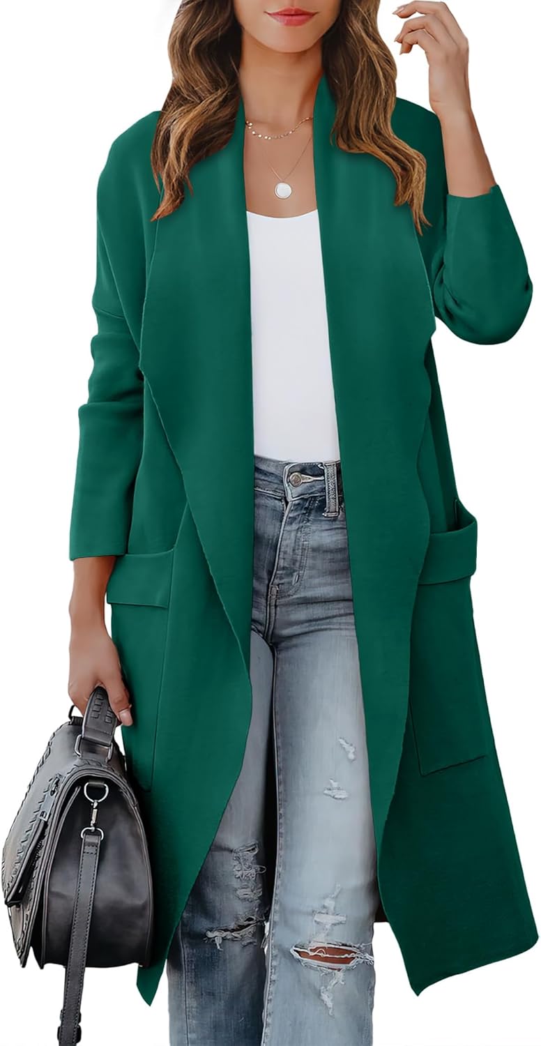 Women's Long Cardigan Sweater for Fall Fashion Trends 2025