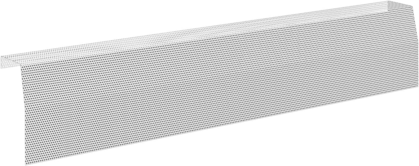 Baseboarders Premium Series 3 ft Galvanized Steel Heater Cover