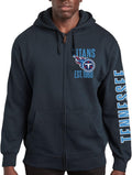 NFL MVP Zip Hoodie Unisex Full Zip Hooded Sweatshirt - Soft, Warm