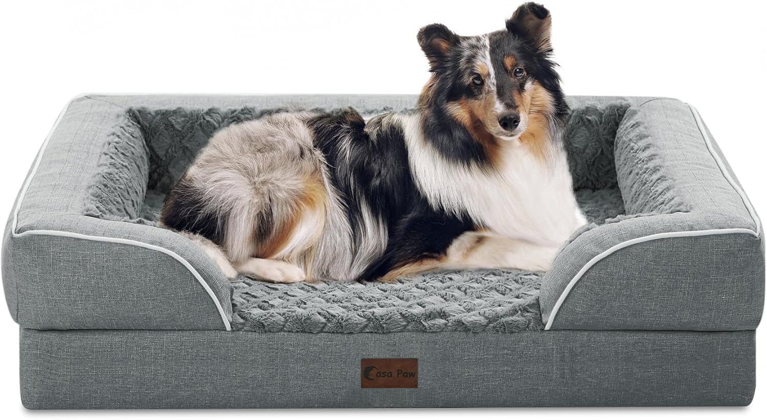 Orthopedic Dog Beds with Waterproof Memory Foam for Large Dogs