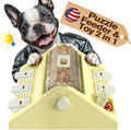 2 in 1 Paw-Activated Rolling Dog Puzzle Toy & Slow Feeder - Keeps Dogs
